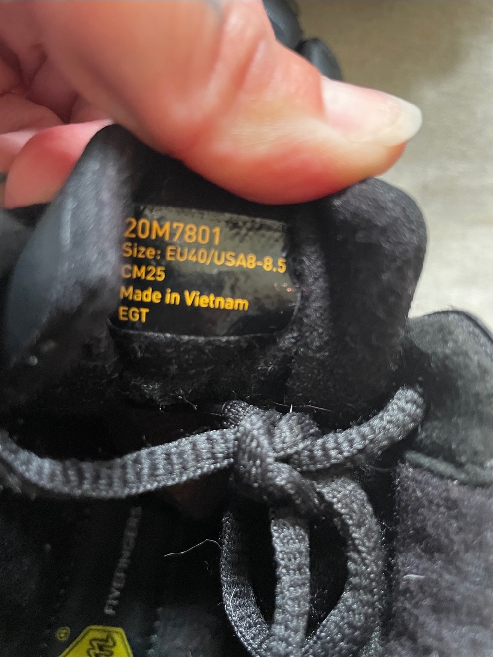 Vibram Black Five-Finger Shoes outdoor/trail/barefoot - Picture 4 of 6